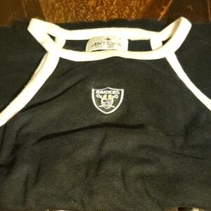 Antigua Black and White Raiders Shirt